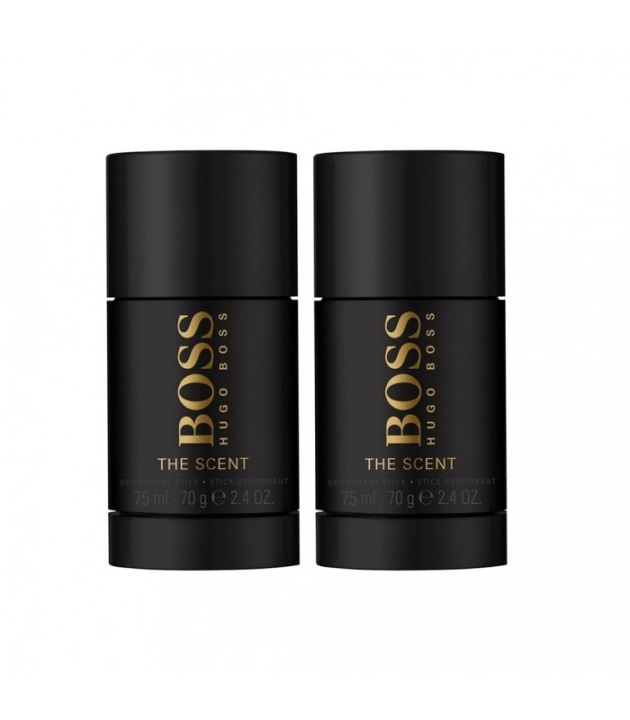 2-pack Hugo Boss The Scent Deostick 75ml ryhmässä KAUNEUS JA TERVEYS / Tuoksut & Parfyymit / Deodorantit / Miesten deodorantit @ TP E-commerce Nordic AB (38-59291)