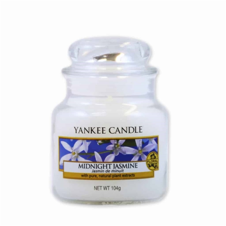 Yankee Candle Classic Small Jar Midnight Jasmine Candle 104g ryhmässä KAUNEUS JA TERVEYS / Tuoksut & Parfyymit / Muut tuoksut / Tuoksukynttilät @ TP E-commerce Nordic AB (38-59342)