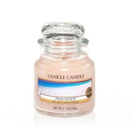 Yankee Candle Classic Small Jar Pink Sands Candle 104g ryhmässä KAUNEUS JA TERVEYS / Tuoksut & Parfyymit / Muut tuoksut / Tuoksukynttilät @ TP E-commerce Nordic AB (38-59344)