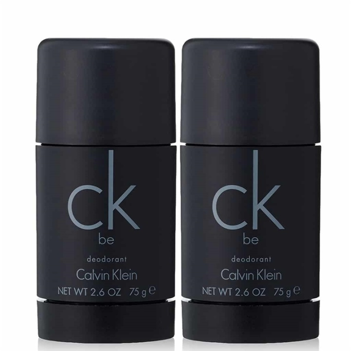 2-pack Calvin Klein CK Be Deostick 75ml ryhmässä KAUNEUS JA TERVEYS / Tuoksut & Parfyymit / Deodorantit / Naisten deodorantit @ TP E-commerce Nordic AB (38-59360)