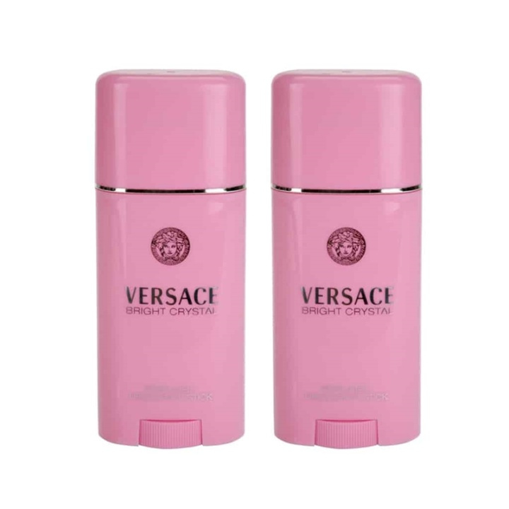 2-pack Versace Bright Crystal Deostick 50ml ryhmässä KAUNEUS JA TERVEYS / Tuoksut & Parfyymit / Deodorantit / Naisten deodorantit @ TP E-commerce Nordic AB (38-59379)
