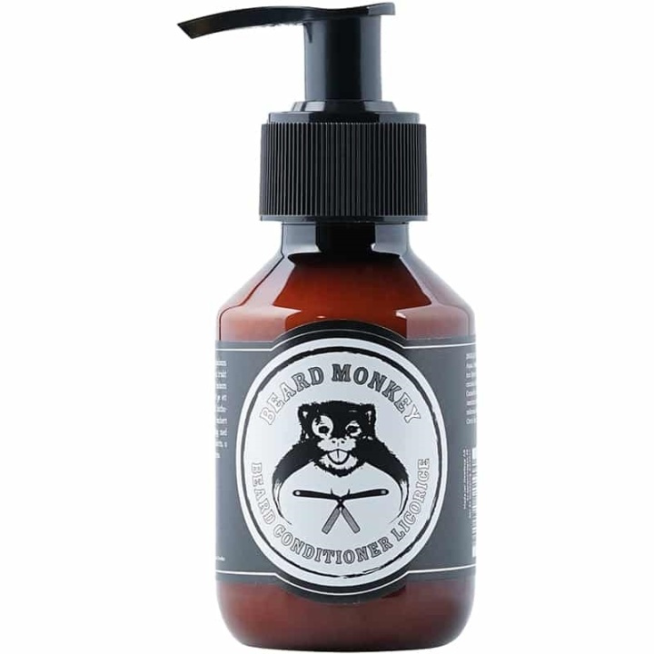 Beard Monkey Beard Conditioner Licorice 100ml ryhmässä KAUNEUS JA TERVEYS / Hiukset &Stailaus / Parran hoito / Partashampoo @ TP E-commerce Nordic AB (38-59391)