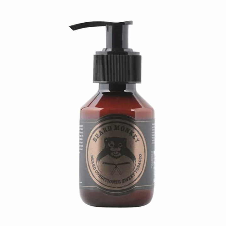 Beard Monkey Beard Conditioner Sweet Tobacco 100ml ryhmässä KAUNEUS JA TERVEYS / Hiukset &Stailaus / Parran hoito / Partashampoo @ TP E-commerce Nordic AB (38-59393)