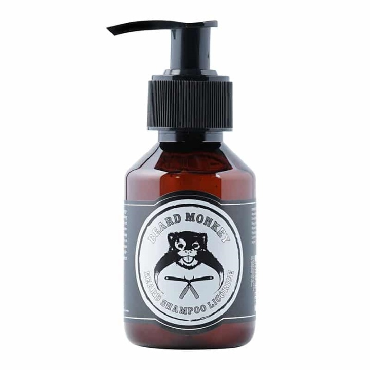 Beard Monkey Beard Shampoo Licorice 100ml ryhmässä KAUNEUS JA TERVEYS / Hiukset &Stailaus / Parran hoito / Partashampoo @ TP E-commerce Nordic AB (38-59394)