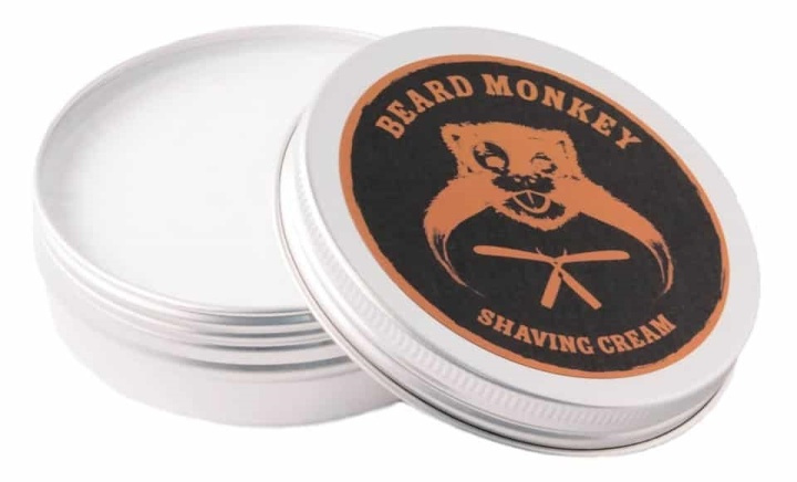 Beard Monkey Shaving Cream 100ml ryhmässä KAUNEUS JA TERVEYS / Hiukset &Stailaus / Sheivaus ja trimmaus / Partahöylät & Tarvikkeet @ TP E-commerce Nordic AB (38-59405)