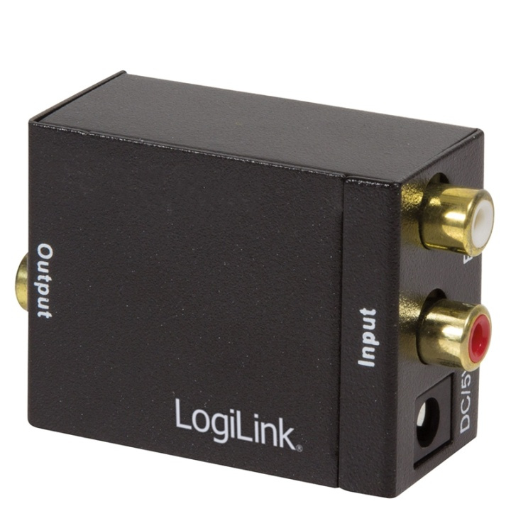 LogiLink Analog RCA -> Digital Tos/Coax (CA0102) ryhmässä KODINELEKTRONIIKKA / Kaapelit & Sovittimet / RCA / Sovittimet @ TP E-commerce Nordic AB (38-60482)