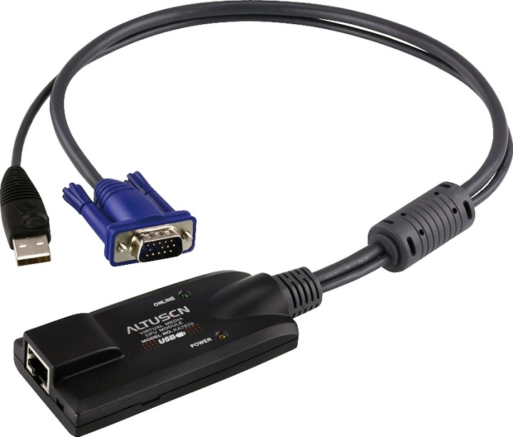 Altusen USB-moduuli PCsta KH2508A&KH2516A,RJ45 n- USB A u&HD15 u ryhmässä TIETOKOONET & TARVIKKEET / Kaapelit & Sovittimet / Muut @ TP E-commerce Nordic AB (38-61277)