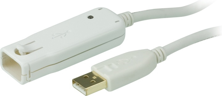 ATEN aktiivinen USB 2.0 jatkokaapeli, 12m ryhmässä TIETOKOONET & TARVIKKEET / Kaapelit & Sovittimet / USB / USB-A / Kaapelit @ TP E-commerce Nordic AB (38-61281)