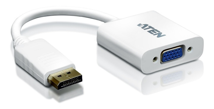 ATEN DisplayPort Kaapeli DisplayPort Uros - VGA Naaras 0.15 m Valkoinen ryhmässä TIETOKOONET & TARVIKKEET / Kaapelit & Sovittimet / DisplayPort / Sovittimet @ TP E-commerce Nordic AB (38-61285)