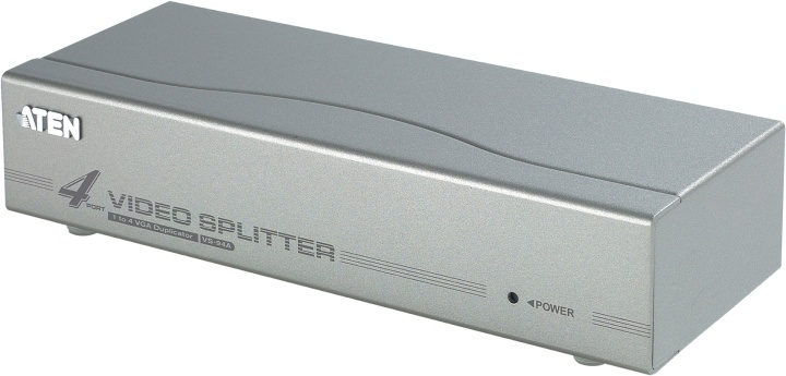 ATEN VGA jakaja/splitter 1-4, 1280x1024, HD15 uros - 4x HD15 naaras ryhmässä TIETOKOONET & TARVIKKEET / Kaapelit & Sovittimet / Adapterit @ TP E-commerce Nordic AB (38-61315)