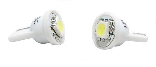 LED Positionsljus, Sockel W5W, 1-LED (2-Pack) Vit ryhmässä AUTO / Auton valot / Diodi lamput & valot / W5W (T10) @ TP E-commerce Nordic AB (38-6144)