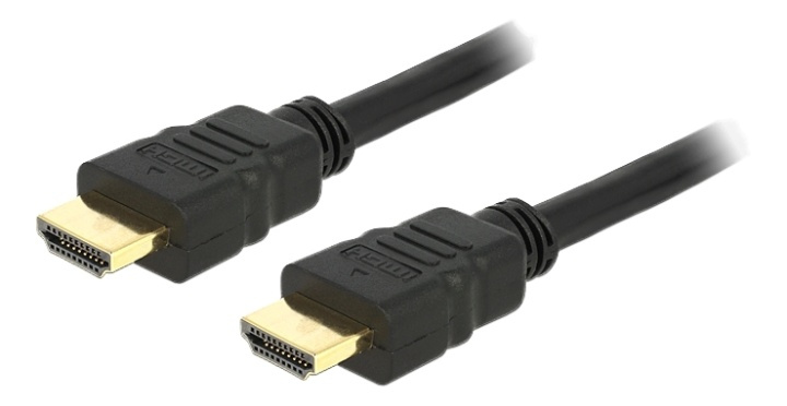 Delock Cable High Speed HDMI with Ethernet – HDMI A male > HDMI A male ryhmässä KODINELEKTRONIIKKA / Kaapelit & Sovittimet / HDMI / Kaapelit @ TP E-commerce Nordic AB (38-61447)