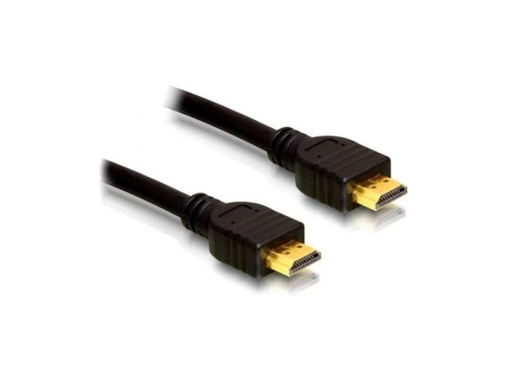 Delock Cable High Speed HDMI with Ethernet – HDMI A male > HDMI A male ryhmässä KODINELEKTRONIIKKA / Kaapelit & Sovittimet / HDMI / Kaapelit @ TP E-commerce Nordic AB (38-61448)