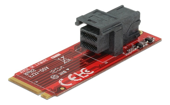 DeLOCK M.2 adapteri, 1xM.2 uros M liitin, 1xSFF-8643, 2260, NVMe ryhmässä TIETOKOONET & TARVIKKEET / Tietokoneen komponentit / Kovalevyt / Sovittimet & Tarvikkeet @ TP E-commerce Nordic AB (38-61478)