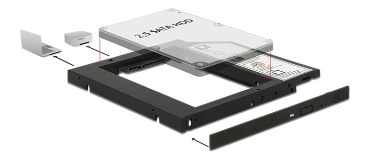 DeLOCK HDD kehys 2,5