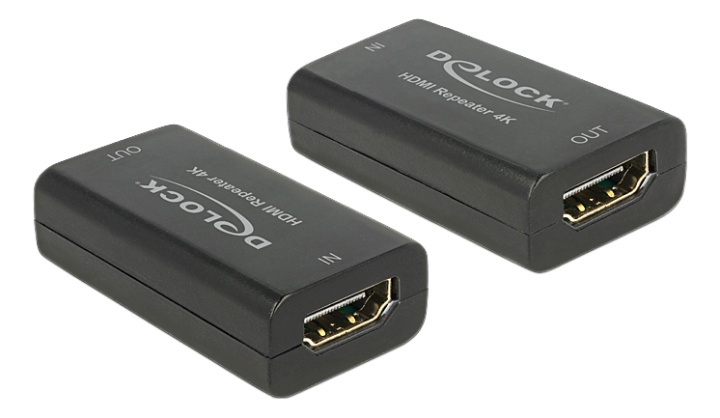 Delock Repeater HDMI 4K 30 m ryhmässä KODINELEKTRONIIKKA / Kaapelit & Sovittimet / HDMI / Sovittimet @ TP E-commerce Nordic AB (38-61510)