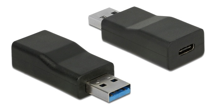 DeLOCK USB-muunnin, USB-C - USB-A, 3.1 Gen 2, musta ryhmässä TIETOKOONET & TARVIKKEET / Kaapelit & Sovittimet / USB / USB-A / Sovittimet @ TP E-commerce Nordic AB (38-61529)