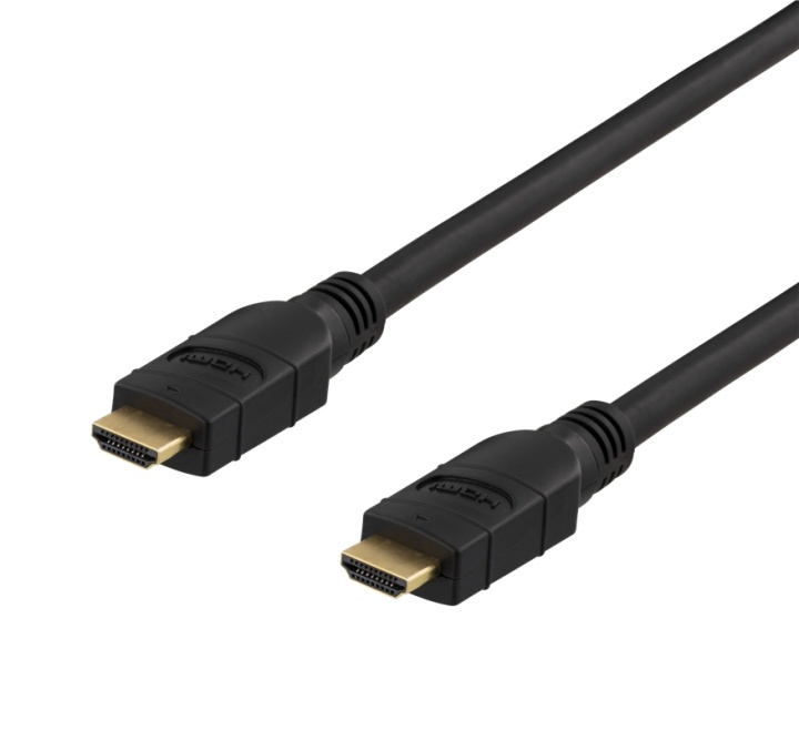 DELTACO PRIME aktiivinen HDMI-kaapeli, 10m, 4K 60Hz, Spectra, musta ryhmässä KODINELEKTRONIIKKA / Kaapelit & Sovittimet / HDMI / Kaapelit @ TP E-commerce Nordic AB (38-61633)