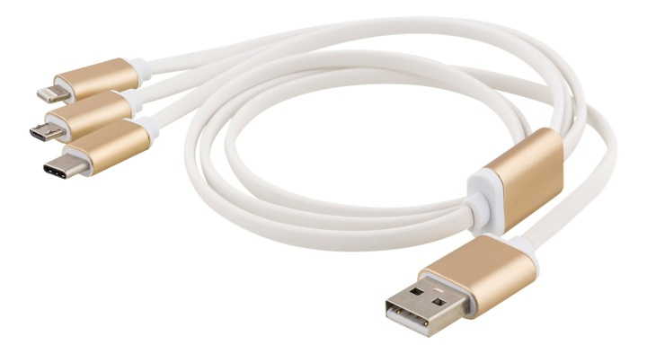 EPZI yleiskäytt. latauskaapeli, USB-C, Lightning, Micro USB, USB-A, 1m ryhmässä ÄLYPUHELIMET JA TABLETIT / Laturit & Kaapelit / Kaapelit / MicroUSB-kaapelit @ TP E-commerce Nordic AB (38-62006)