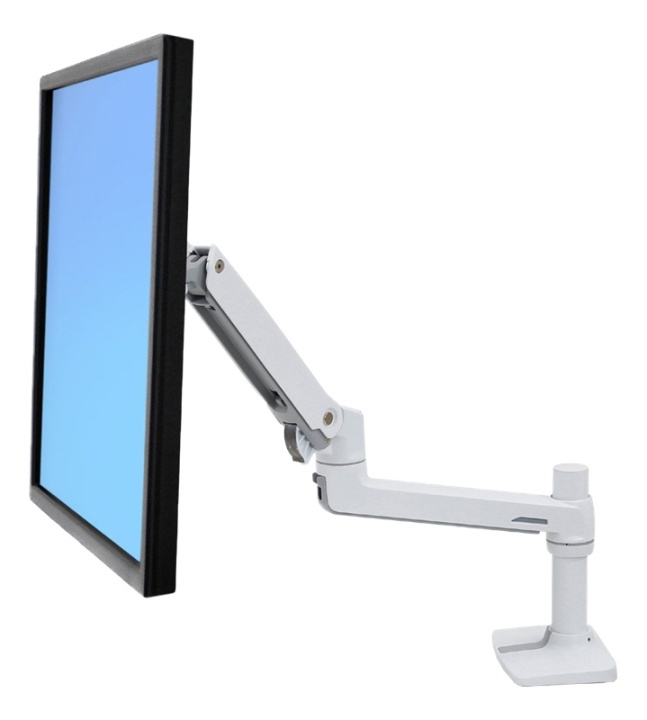 Ergotron LX monitorarm för LCD/TFT-monitor, vit, bord ryhmässä TIETOKOONET & TARVIKKEET / Näytöt / Näytön jalustat ja kiinnikkeet @ TP E-commerce Nordic AB (38-62051)