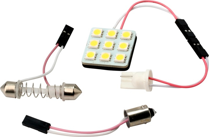 Universal-LED, till C5W / W5W samt BA9S ryhmässä AUTO / Auton valot / Diodi lamput & valot / Universal LED @ TP E-commerce Nordic AB (38-6239)