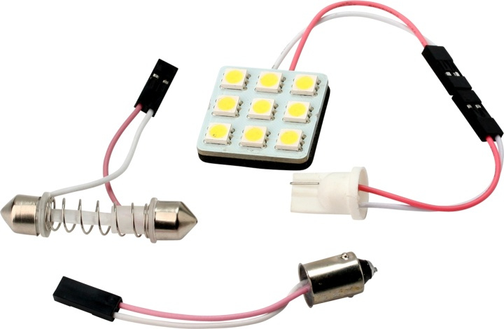 Universal LED, C5W / W5W ja BA9S -valaisimille ryhmässä AUTO / Auton valot / Diodi lamput & valot / Universal LED @ TP E-commerce Nordic AB (38-6239)