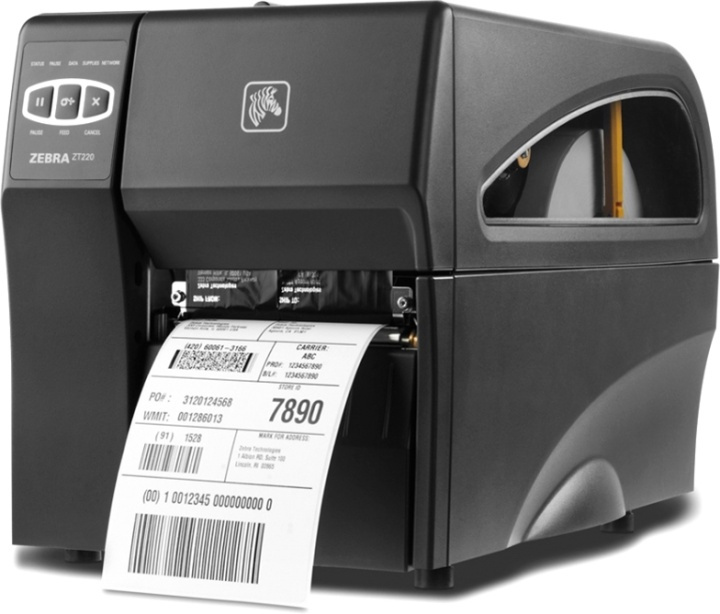 Zebra DT Printer ZT220, 203DPI, EU power cord ryhmässä TIETOKOONET & TARVIKKEET / Tulostimet & Tarvikkeet / Tulostimet / Viivakoodi- ja etikettitulostimet @ TP E-commerce Nordic AB (38-62659)