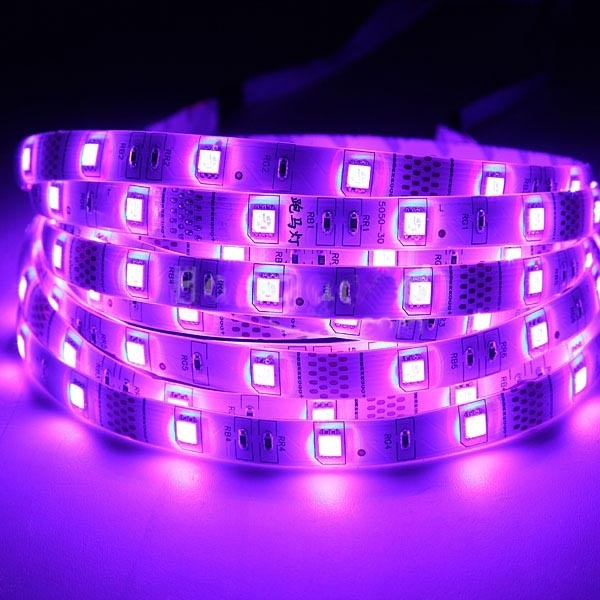 SMD LED-strip, Lila (30cm) ryhmässä AUTO / Auton valot / Diodi lamput & valot / SMD LED-strips @ TP E-commerce Nordic AB (38-6384)