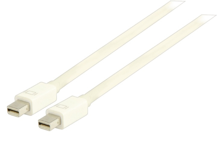 Valueline Mini DisplayPort Kaapeli Mini DisplayPort Uros - Mini DisplayPort Uros 3.00 m Valkoinen ryhmässä TIETOKOONET & TARVIKKEET / Kaapelit & Sovittimet / DisplayPort / Kaapelit @ TP E-commerce Nordic AB (38-63893)