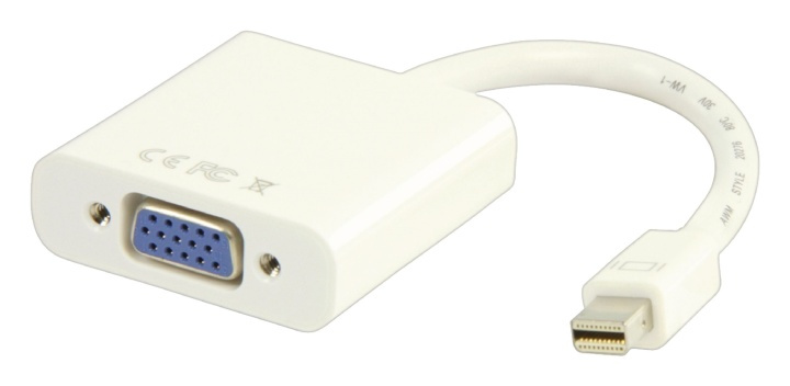 Valueline Mini DisplayPort Kaapeli Mini DisplayPort Uros - VGA Naaras 0.20 m Valkoinen ryhmässä TIETOKOONET & TARVIKKEET / Kaapelit & Sovittimet / DisplayPort / Sovittimet @ TP E-commerce Nordic AB (38-63894)