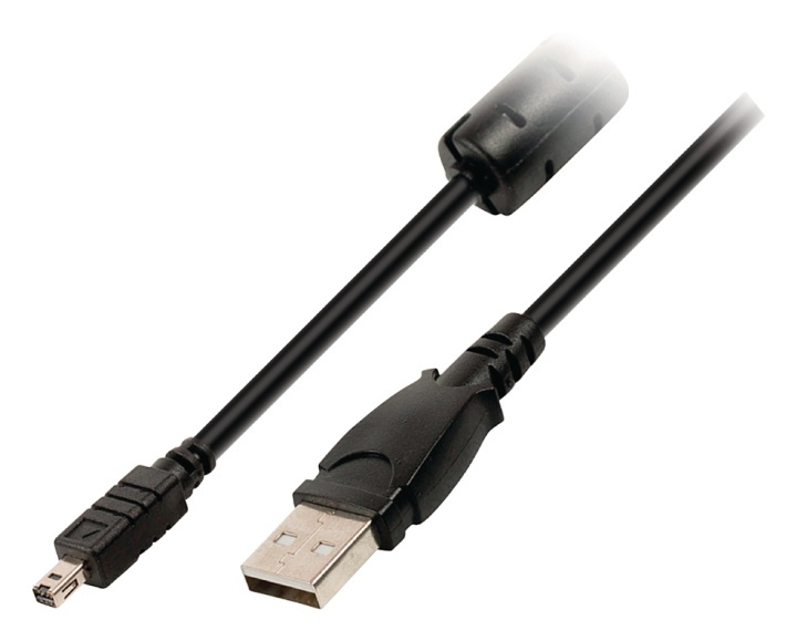 Valueline USB 2.0 Kaapeli USB A Uros - Minolta 8-Pin Uros 2.00 m Musta ryhmässä KODINELEKTRONIIKKA / Valokuvat & Videot / Valokuvauslaitteet / Kaapelit @ TP E-commerce Nordic AB (38-63958)