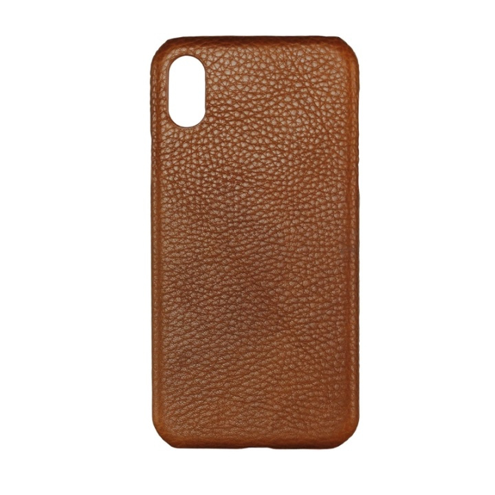 Onsala COLLECTION Mobilskal Skinn Brun iPhone X/Xs ryhmässä ÄLYPUHELIMET JA TABLETIT / Puhelimen suojakotelo / Apple / iPhone X/XS / Kuoret @ TP E-commerce Nordic AB (38-64317)