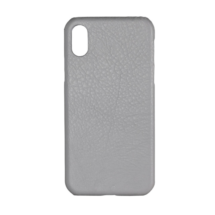 Onsala COLLECTION Mobilskal Skinn Grå iPhone X/Xs ryhmässä ÄLYPUHELIMET JA TABLETIT / Puhelimen suojakotelo / Apple / iPhone X/XS / Kuoret @ TP E-commerce Nordic AB (38-64321)
