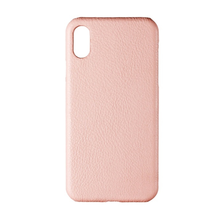 ONSALA COLLECTION Suojakuori Nahka iPhoneX/Xs Pinkki ryhmässä ÄLYPUHELIMET JA TABLETIT / Puhelimen suojakotelo / Apple / iPhone X/XS / Kuoret @ TP E-commerce Nordic AB (38-64324)