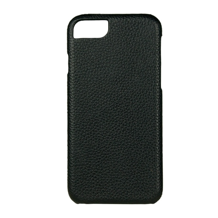 Onsala COLLECTION Mobilskal Skinn Svart iPhone 6/7/8/SE ryhmässä ÄLYPUHELIMET JA TABLETIT / Puhelimen suojakotelo / Apple / iPhone 6/6S / Suoja @ TP E-commerce Nordic AB (38-64325)