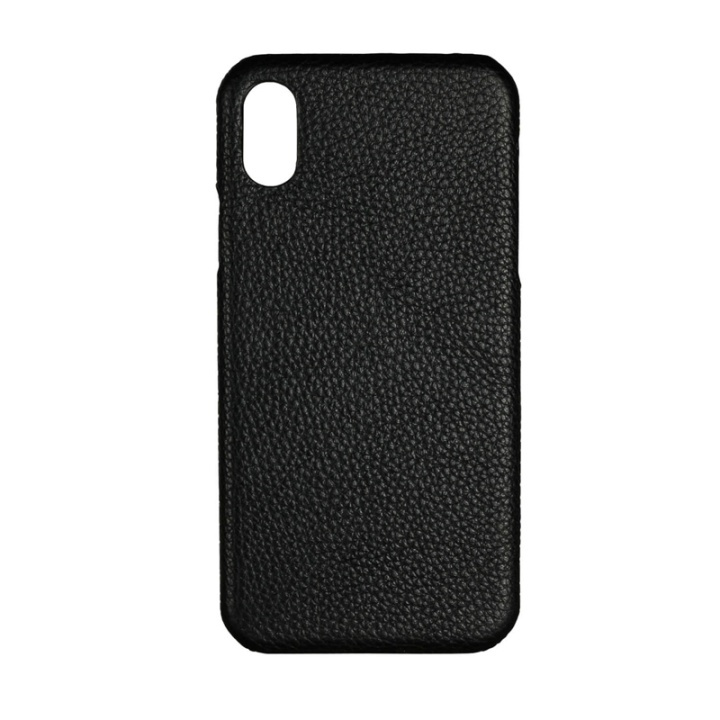 Onsala COLLECTION Mobilskal Skinn Svart iPhone X/Xs ryhmässä ÄLYPUHELIMET JA TABLETIT / Puhelimen suojakotelo / Apple / iPhone X/XS / Kuoret @ TP E-commerce Nordic AB (38-64327)