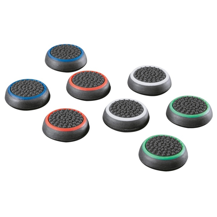 Hama Control Sticks Set 8in1 Colors för Handkontroll PS4/PS5 ryhmässä KODINELEKTRONIIKKA / Pelikonsolit & Tarvikkeet / Sony PlayStation 4 / Tarvikkeet @ TP E-commerce Nordic AB (38-64677)