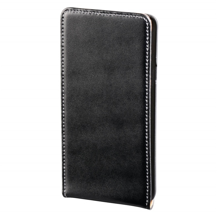 Hama Samsung S2 Mobilväska flip-front svart läder ryhmässä ÄLYPUHELIMET JA TABLETIT / Puhelimen suojakotelo / Samsung @ TP E-commerce Nordic AB (38-64735)