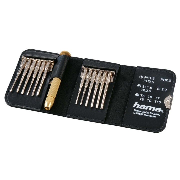 Hama Mini Ruuvimeisseli kit ryhmässä KOTI, TALOUS JA PUUTARHA / Työkalut & Tee itse / Muut Työkalut & Tarvikkeet @ TP E-commerce Nordic AB (38-64743)