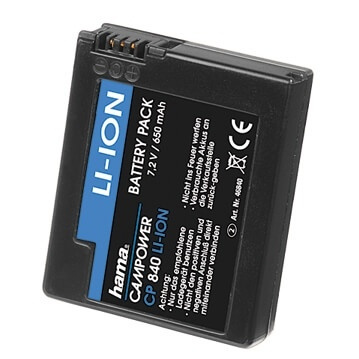 Hama Videobatteri Sony NP-FF50 Li-Ion 7,2V/650mAh ryhmässä KODINELEKTRONIIKKA / Valokuvat & Videot / Kamera-akut @ TP E-commerce Nordic AB (38-64793)
