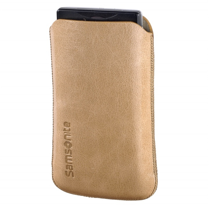 Hama SAMSONITE Mobilväska Sleve Toledo Beige (iPhone3/4) ryhmässä ÄLYPUHELIMET JA TABLETIT / Puhelimen suojakotelo / Apple / Vanhemmat Apple-mallit @ TP E-commerce Nordic AB (38-64814)