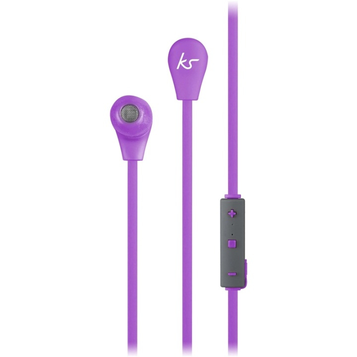 KitSound Kuulokkeet Bounce Purple In-Ear langaton mikrofoni ryhmässä KODINELEKTRONIIKKA / Ääni & Kuva / Kuulokkeet & Tarvikkeet / Kuulokkeet @ TP E-commerce Nordic AB (38-65006)