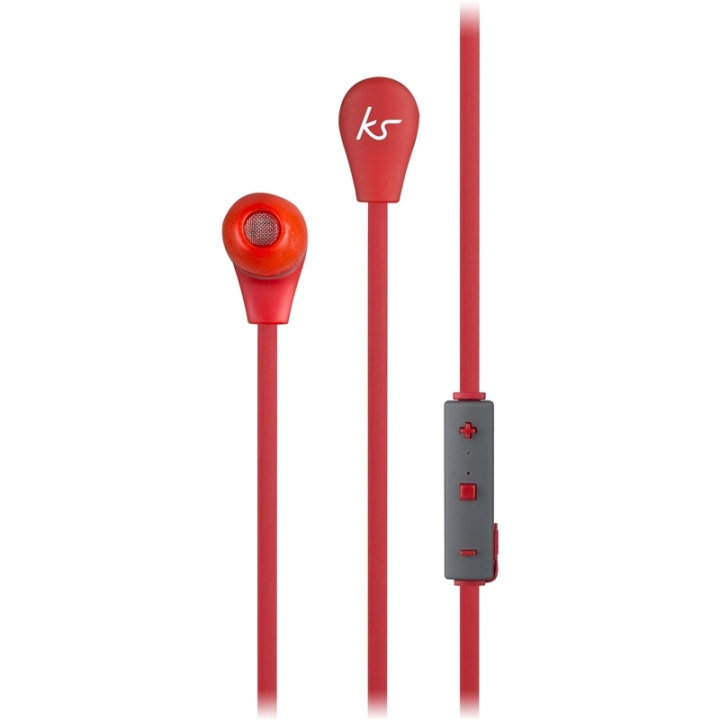 KITSOUND Kuulokkeet Bounce Punainen In-Ear Langaton Mic ryhmässä KODINELEKTRONIIKKA / Ääni & Kuva / Kuulokkeet & Tarvikkeet / Kuulokkeet @ TP E-commerce Nordic AB (38-65007)