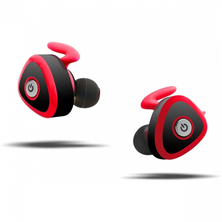 KitSound Hörlur Comet In-Ear True Wireless Röd ryhmässä KODINELEKTRONIIKKA / Ääni & Kuva / Kuulokkeet & Tarvikkeet / Kuulokkeet @ TP E-commerce Nordic AB (38-65013)