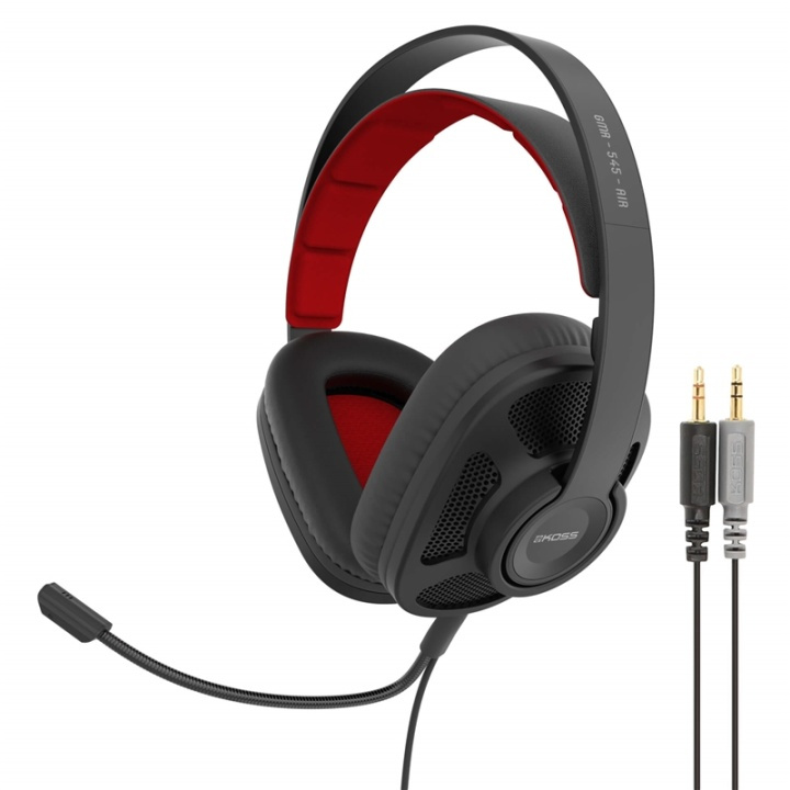 KOSS Kuuloke GMR545 AIR Over-Ear Mic Musta ryhmässä TIETOKOONET & TARVIKKEET / GAMING / Kuulokkeet @ TP E-commerce Nordic AB (38-65028)