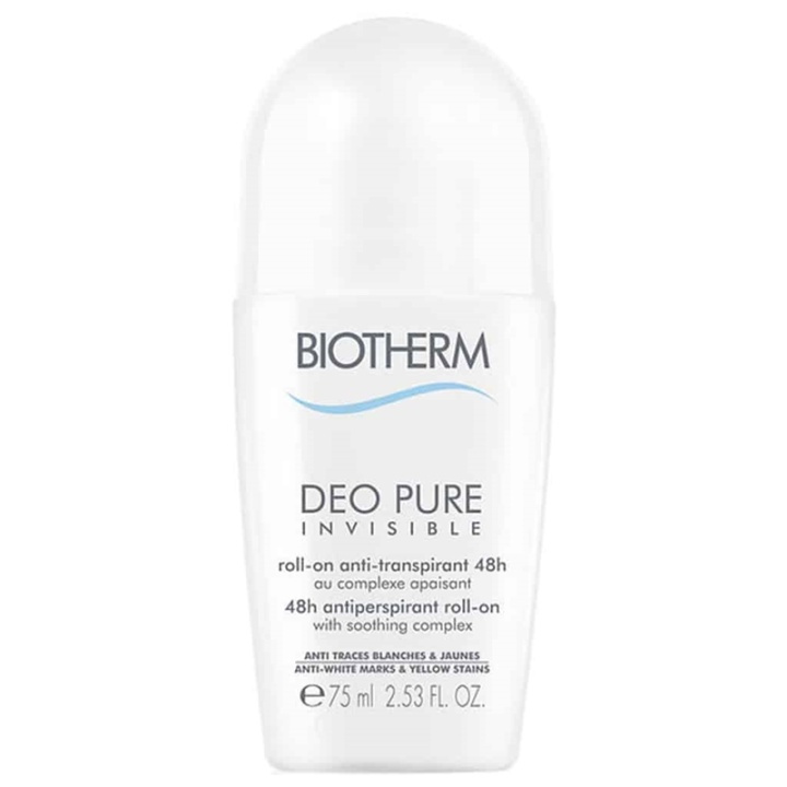 Biotherm Deo Pure Invisible Roll-On 75ml ryhmässä KAUNEUS JA TERVEYS / Tuoksut & Parfyymit / Deodorantit / Naisten deodorantit @ TP E-commerce Nordic AB (38-65847)