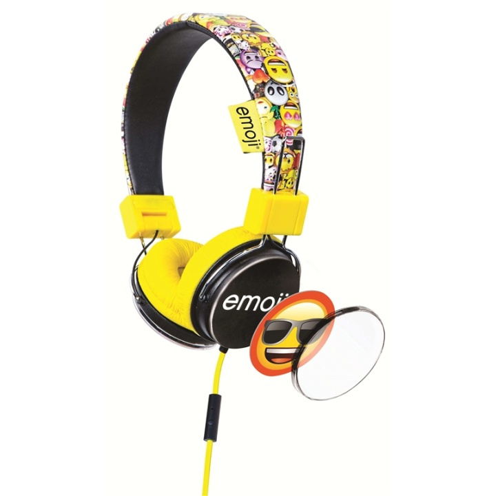 EMOJI Hörlur Flip \'N Switch Gul On Ear Universal 85dB ryhmässä KODINELEKTRONIIKKA / Ääni & Kuva / Kuulokkeet & Tarvikkeet / Kuulokkeet @ TP E-commerce Nordic AB (38-65882)