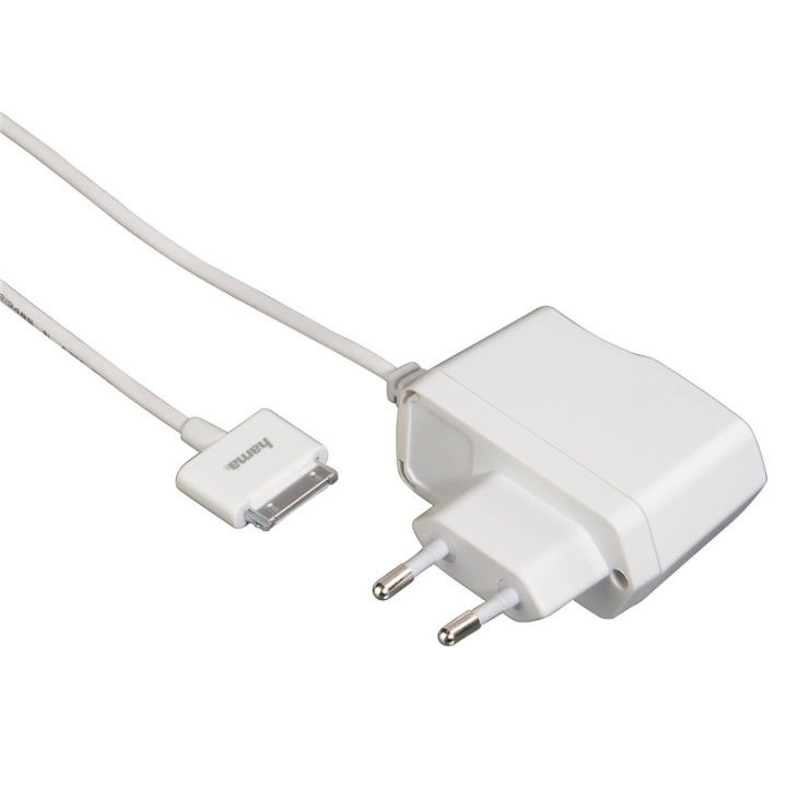 Hama iPhone3/4 Laddare 220V Vit 30pin MFI ryhmässä ÄLYPUHELIMET JA TABLETIT / Laturit & Kaapelit / Seinälaturi / Seinälatruri Lightning @ TP E-commerce Nordic AB (38-65940)