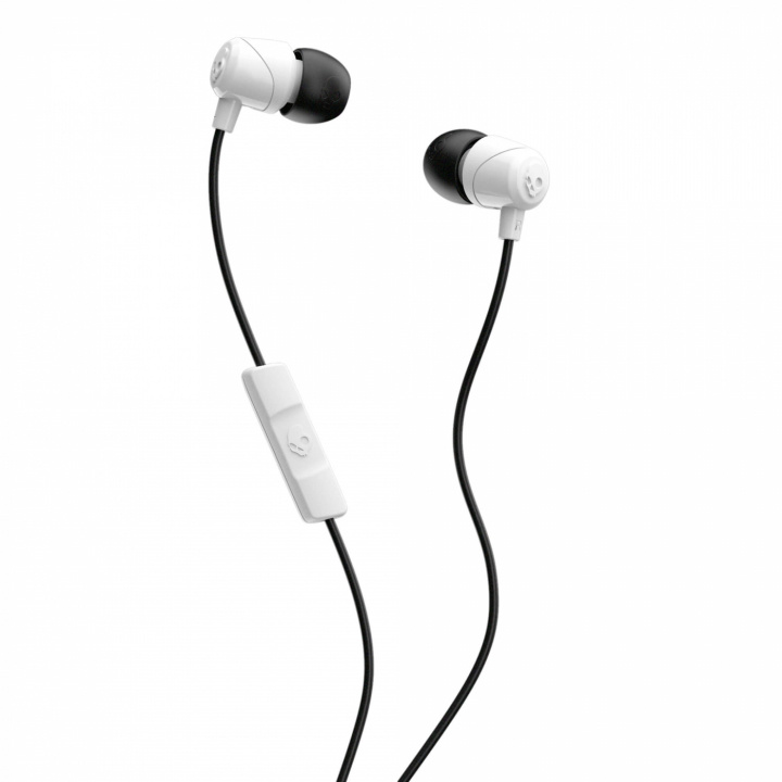 Skullcandy Hörlur In-Ear JIB 3,5mm Mic Vit/Svart ryhmässä KODINELEKTRONIIKKA / Ääni & Kuva / Kuulokkeet & Tarvikkeet / Kuulokkeet @ TP E-commerce Nordic AB (38-66083)