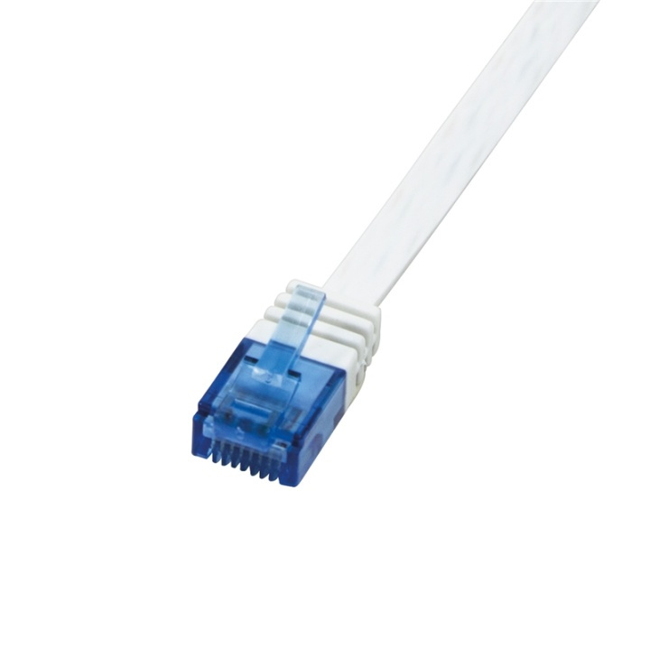 LogiLink Patchkabel Flat Cat6 U/UTP 5m ryhmässä TIETOKOONET & TARVIKKEET / Kaapelit & Sovittimet / Verkko / Cat6 @ TP E-commerce Nordic AB (38-66582)